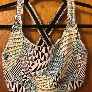 Patterned sports bra by Victoria’s Secret